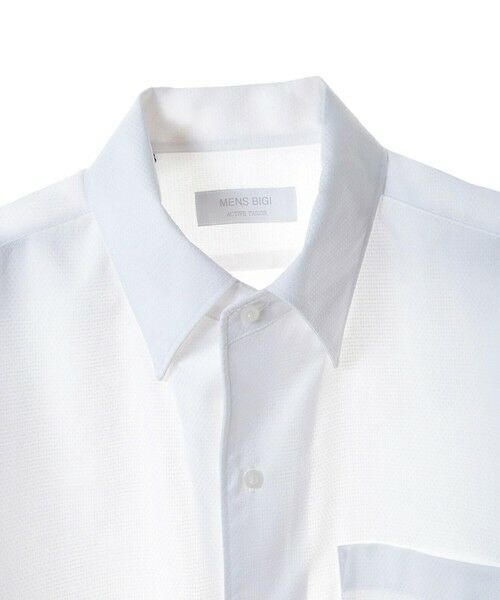MEN'S BIGI / メンズビギ シャツ・ブラウス | コットンポリエステルドビーシャツ<吸水速乾> | 詳細5