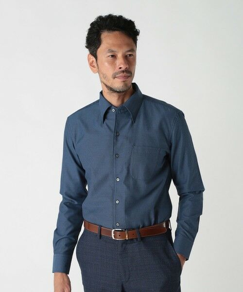 MEN'S BIGI / メンズビギ シャツ・ブラウス | コットンポリエステルドビーシャツ<EASY CARE> | 詳細1