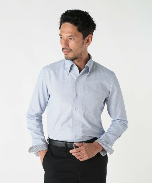 MEN'S BIGI / メンズビギ シャツ・ブラウス | コットンポリエステルドビーシャツ<EASY CARE> | 詳細6