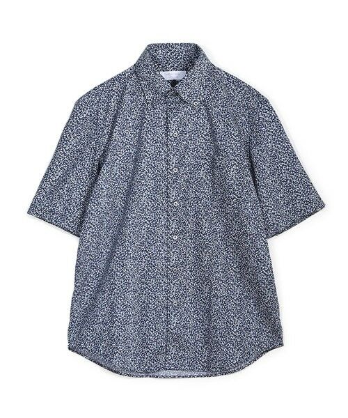 MEN'S BIGI / メンズビギ シャツ・ブラウス | 【ACTIVE TAILOR】 コットンドレスハーフスリーブシャツ（ネイビー）