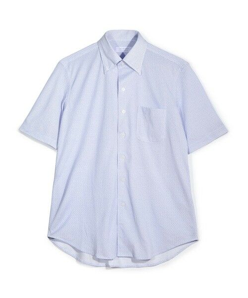 MEN'S BIGI / メンズビギ シャツ・ブラウス | 【ACTIVE TAILOR】 コットンドレスハーフスリーブシャツ（ブルー系）