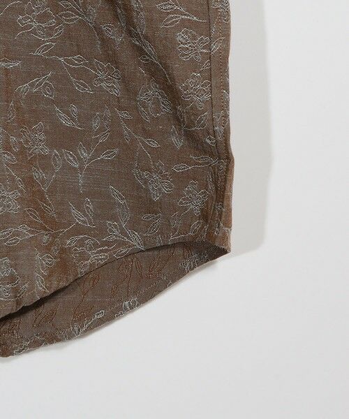 MEN'S BIGI / メンズビギ シャツ・ブラウス | ジャガードワンピースカラーハーフスリーブシャツ | 詳細5