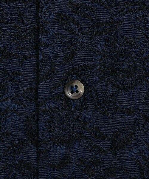 MEN'S BIGI / メンズビギ シャツ・ブラウス | ジャガードワンピースカラーハーフスリーブシャツ | 詳細9