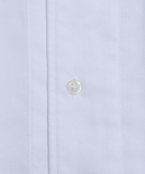 MEN'S BIGI / メンズビギ シャツ・ブラウス | ヘリンボーンワンピースカラーハーフスリーブシャツ | 詳細1