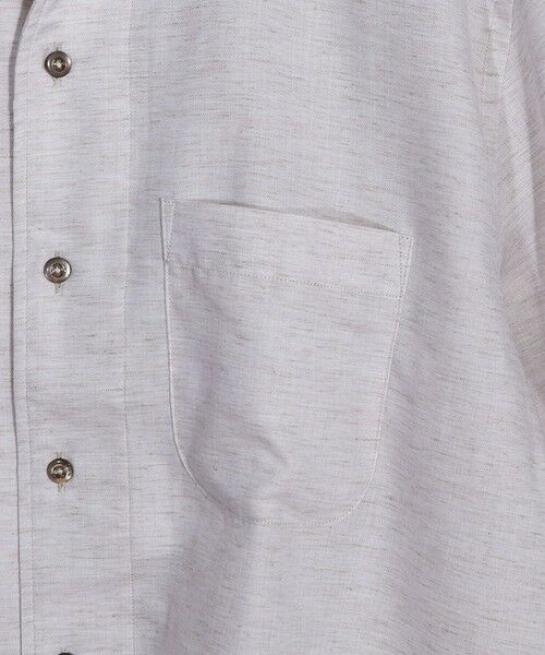 MEN'S BIGI / メンズビギ シャツ・ブラウス | ヘリンボーンワンピースカラーハーフスリーブシャツ | 詳細5