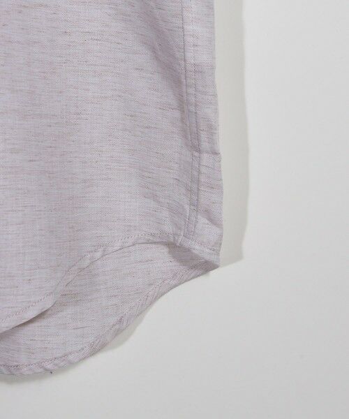 MEN'S BIGI / メンズビギ シャツ・ブラウス | ヘリンボーンワンピースカラーハーフスリーブシャツ | 詳細6