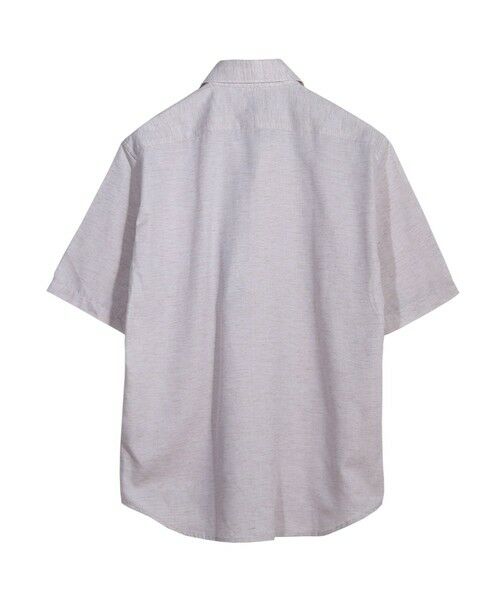 MEN'S BIGI / メンズビギ シャツ・ブラウス | ヘリンボーンワンピースカラーハーフスリーブシャツ | 詳細7