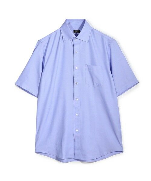 MEN'S BIGI / メンズビギ シャツ・ブラウス | ＜イージーケア＞クールマックスドビーストレッチハーフスリーブビジネスシャツ（サックス）