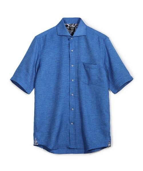 MEN'S BIGI / メンズビギ シャツ・ブラウス | 半袖シャツ（ブルー）