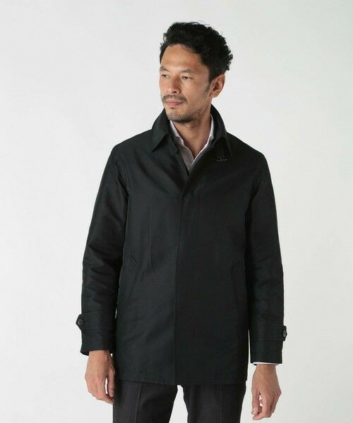 MEN'S BIGI / メンズビギ ステンカラーコート | シャンブレーツイルメモリースプリングコート | 詳細14