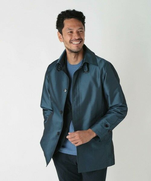 MEN'S BIGI / メンズビギ ステンカラーコート | シャンブレーツイルメモリースプリングコート | 詳細16