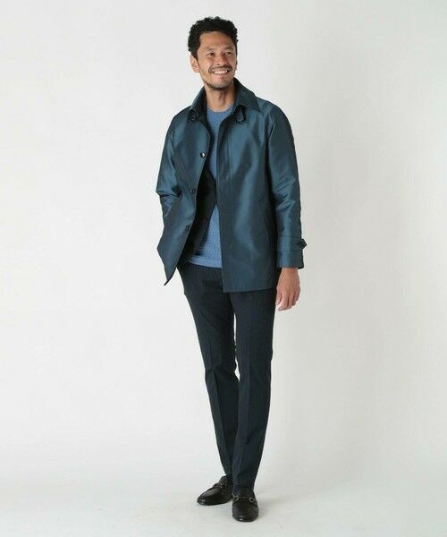 MEN'S BIGI / メンズビギ ステンカラーコート | シャンブレーツイルメモリースプリングコート | 詳細17