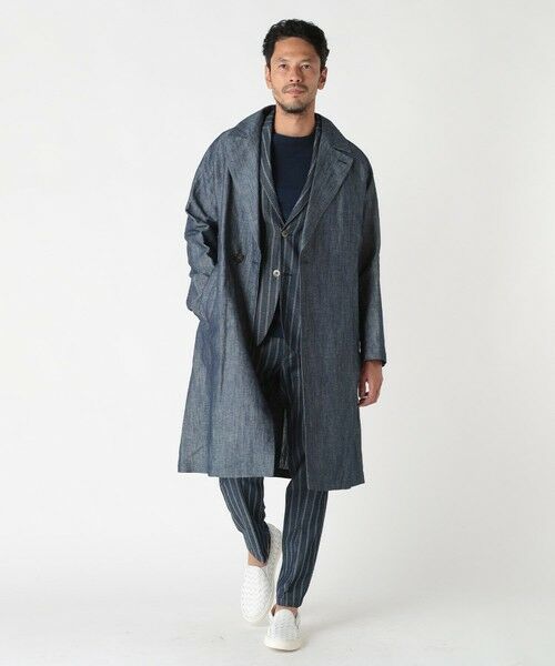 MEN'S BIGI / メンズビギ その他アウター | 【Hevo／イーヴォ】コットンリネンシャンブレースプリングコート | 詳細14