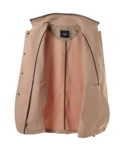 MEN'S BIGI / メンズビギ ブルゾン | リネンツイード調ポリエステルスタンドカラーブルゾン | 詳細11