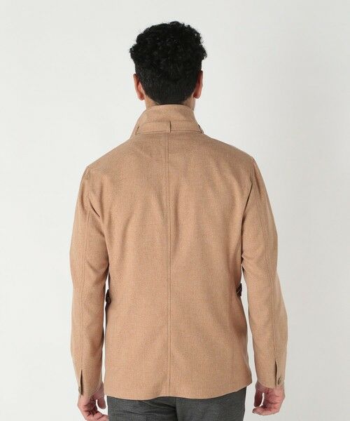 MEN'S BIGI / メンズビギ ブルゾン | リネンツイード調ポリエステルスタンドカラーブルゾン | 詳細4