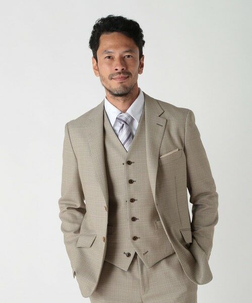 MEN'S BIGI / メンズビギ テーラードジャケット | ミックスヤーン/ポップサックテーラードジャケット | 詳細1