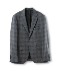 MEN'S BIGI / メンズビギ テーラードジャケット | ミックスヤーンブッチャーチェックジャケット