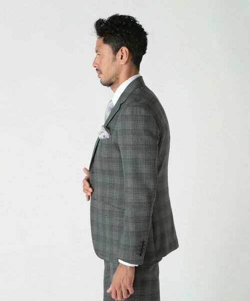 MEN'S BIGI / メンズビギ テーラードジャケット | ミックスヤーンブッチャーチェックジャケット | 詳細2