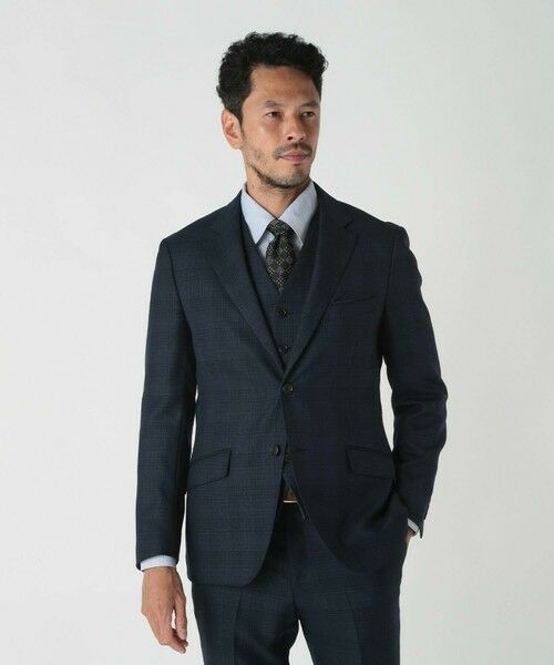MEN'S BIGI / メンズビギ テーラードジャケット | ミックスヤーンブッチャーチェックジャケット | 詳細13