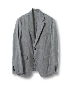 MEN'S BIGI / メンズビギ テーラードジャケット | リネン調スラブメランジジャケット
