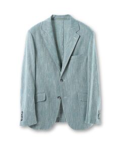MEN'S BIGI / メンズビギ テーラードジャケット | リネン調スラブメランジジャケット