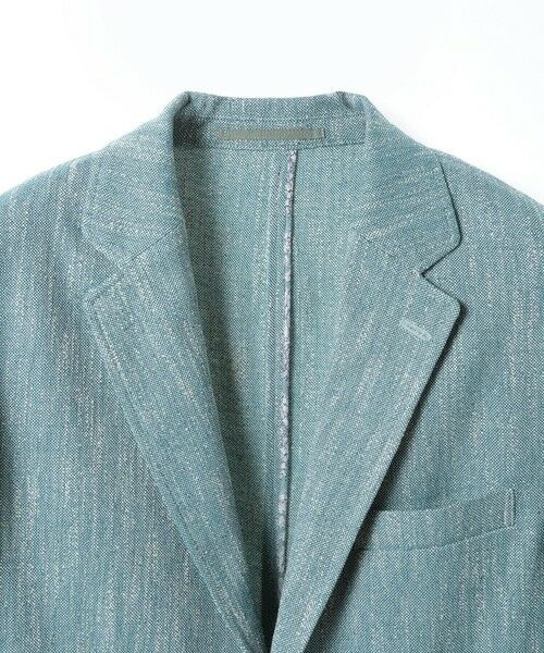 MEN'S BIGI / メンズビギ テーラードジャケット | リネン調スラブメランジジャケット | 詳細12