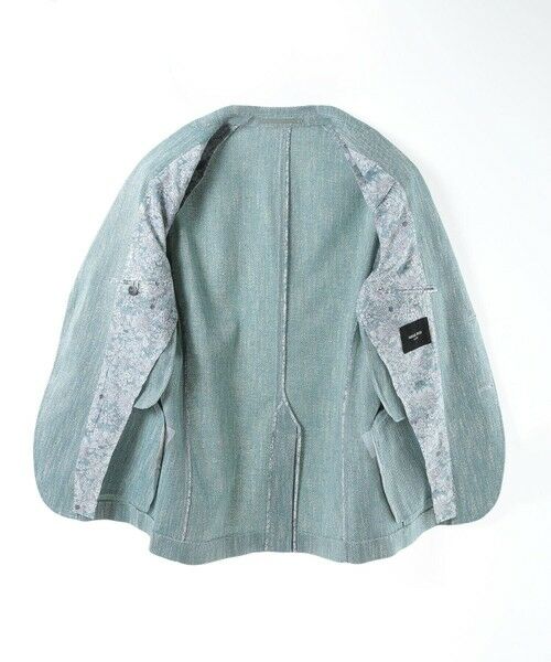 MEN'S BIGI / メンズビギ テーラードジャケット | リネン調スラブメランジジャケット | 詳細17