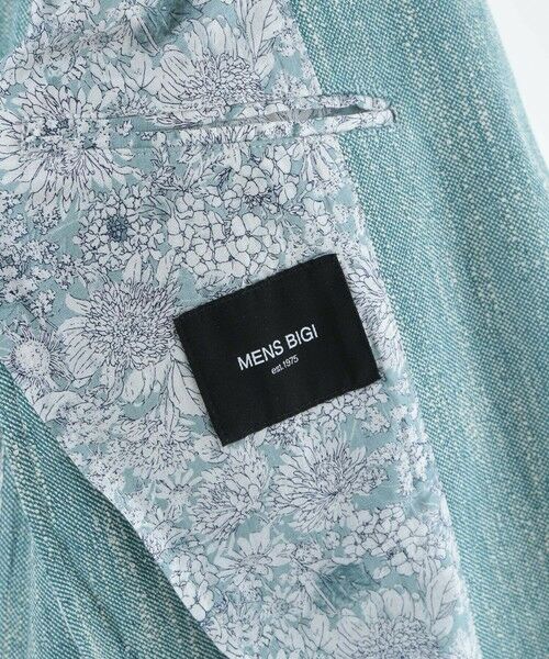 MEN'S BIGI / メンズビギ テーラードジャケット | リネン調スラブメランジジャケット | 詳細18