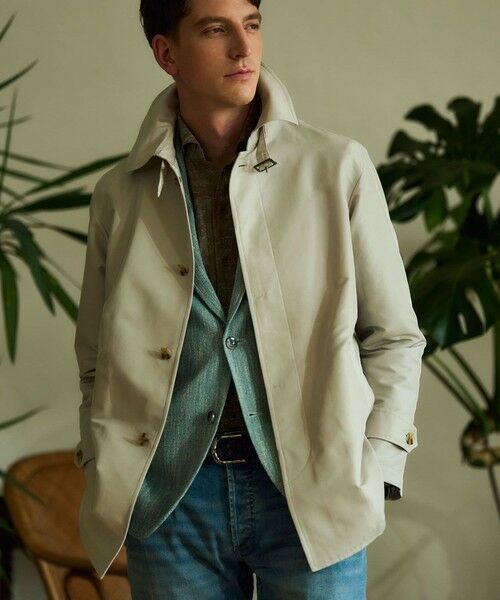 MEN'S BIGI / メンズビギ テーラードジャケット | リネン調スラブメランジジャケット | 詳細20
