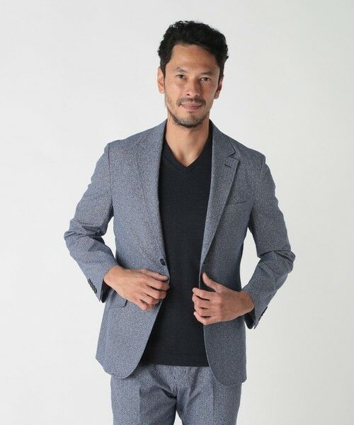 MEN'S BIGI / メンズビギ テーラードジャケット | ドットエアーメッシュプリントジャケット＜吸水速乾＞ | 詳細1