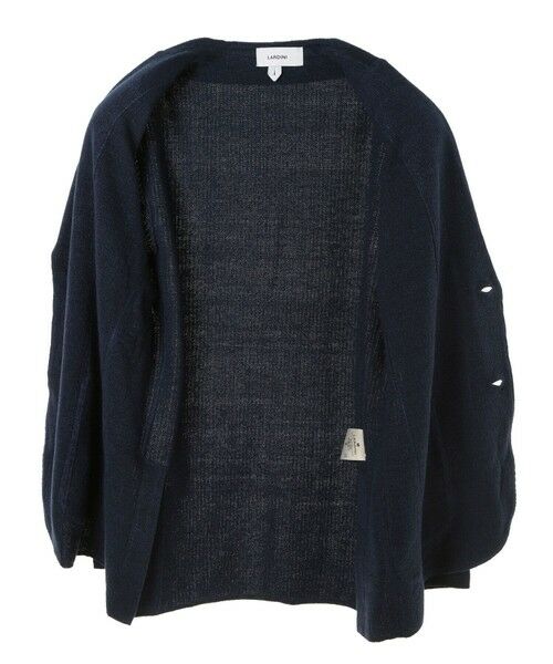 MEN'S BIGI / メンズビギ テーラードジャケット | 【LARDINI／ラルディーニ】リネンコットンニットジャケット | 詳細7