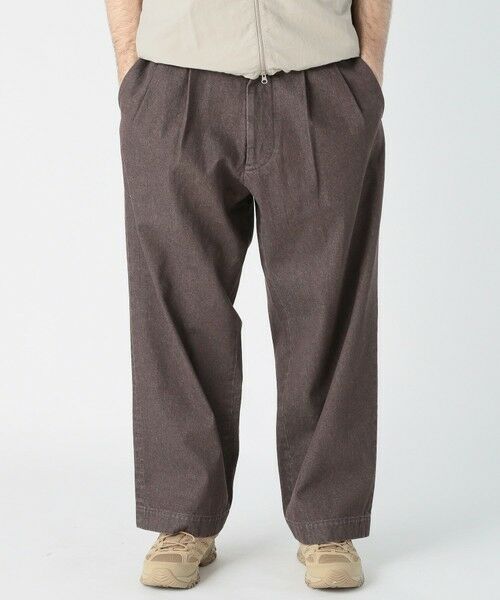 MEN'S BIGI / メンズビギ デニムパンツ | DENIMバギーパンツ（ブラウン）