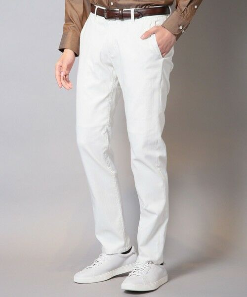 MEN'S BIGI / メンズビギ スラックス・ドレスパンツ | ハイパワーストレッチヘリンボーンスラックスパンツ | 詳細1