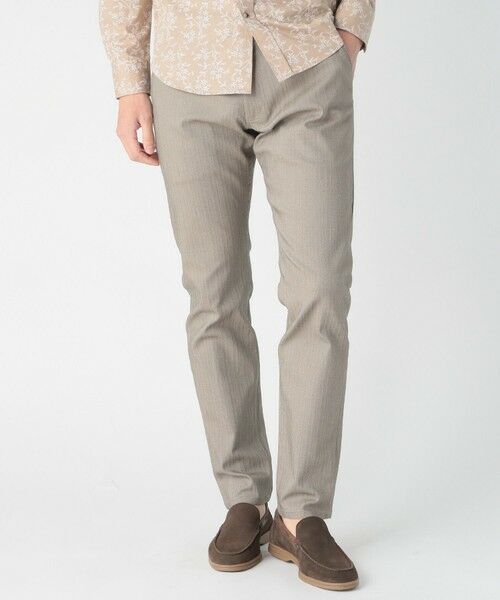 MEN'S BIGI / メンズビギ スラックス・ドレスパンツ | ハイパワーストレッチヘリンボーンスラックスパンツ | 詳細3