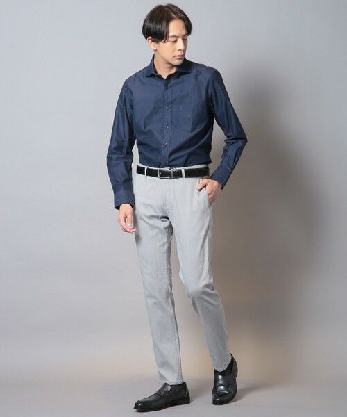 MEN'S BIGI / メンズビギ スラックス・ドレスパンツ | ハイパワーストレッチヘリンボーンスラックスパンツ | 詳細16