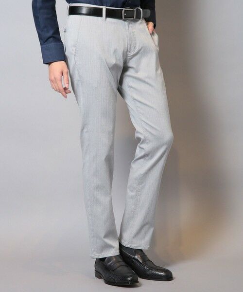 MEN'S BIGI / メンズビギ スラックス・ドレスパンツ | ハイパワーストレッチヘリンボーンスラックスパンツ | 詳細15