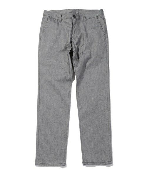 MEN'S BIGI / メンズビギ スラックス・ドレスパンツ | ハイパワーストレッチヘリンボーンスラックスパンツ（チャコールグレー）