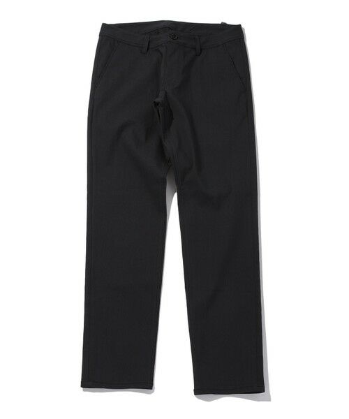 MEN'S BIGI / メンズビギ スラックス・ドレスパンツ | ハイパワーストレッチヘリンボーンスラックスパンツ（ブラック）
