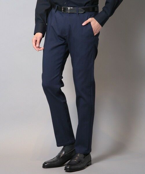 MEN'S BIGI / メンズビギ スラックス・ドレスパンツ | ハイパワーストレッチヘリンボーンスラックスパンツ | 詳細19