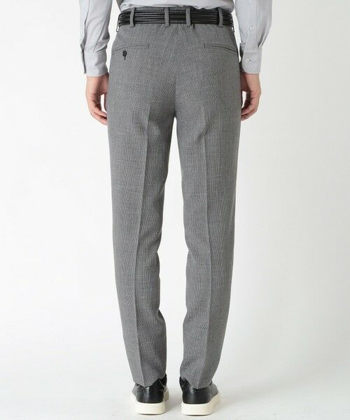 MEN'S BIGI / メンズビギ スラックス・ドレスパンツ | ウーリーノ千鳥格子柄スラックスパンツ（セットアップ対応） | 詳細5