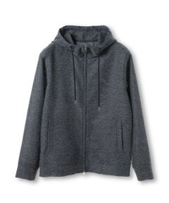 MEN'S BIGI / メンズビギ スウェット | カラミストレッチフードパーカー