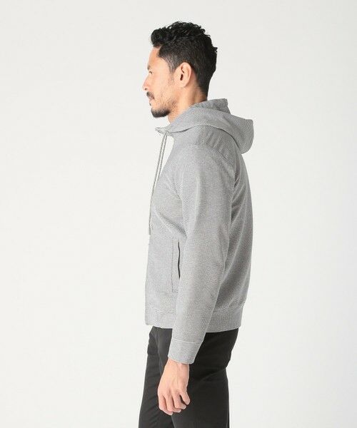 MEN'S BIGI / メンズビギ スウェット | カラミストレッチフードパーカー | 詳細9