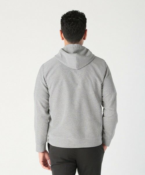 MEN'S BIGI / メンズビギ スウェット | カラミストレッチフードパーカー | 詳細10