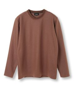 MEN'S BIGI / メンズビギ Tシャツ | フクレジャガード　クルーネックリブカットソー