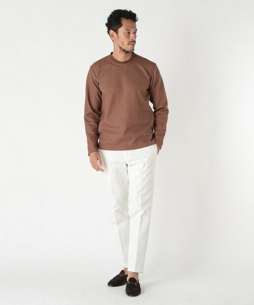 MEN'S BIGI / メンズビギ Tシャツ | フクレジャガード　クルーネックリブカットソー | 詳細6