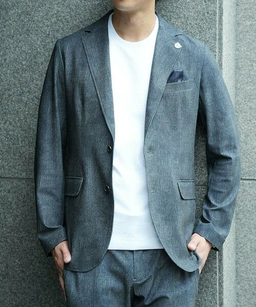 MEN'S BIGI / メンズビギ Tシャツ | 【ACTIVE TAILOR/アクティブテイラー】シルケットスムースクルーネックTシャツ＜接触冷感 / UVカット＞ | 詳細3