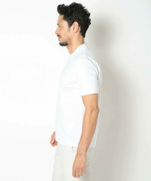 MEN'S BIGI / メンズビギ Tシャツ | 【ACTIVE TAILOR/アクティブテイラー】シルケットスムースクルーネックTシャツ＜接触冷感 / UVカット＞ | 詳細6