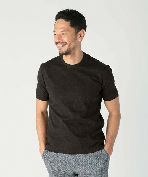 MEN'S BIGI / メンズビギ Tシャツ | 【ACTIVE TAILOR/アクティブテイラー】シルケットスムースクルーネックTシャツ＜接触冷感 / UVカット＞ | 詳細22