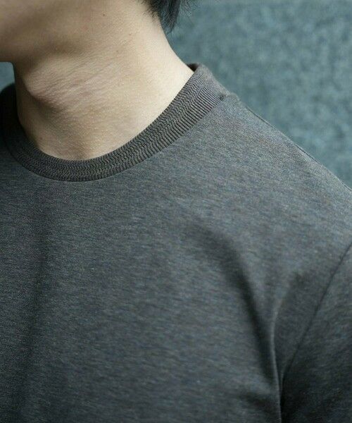 MEN'S BIGI / メンズビギ Tシャツ | 【ACTIVE TAILOR/アクティブテイラー】シルケットスムースクルーネックTシャツ＜接触冷感 / UVカット＞ | 詳細23