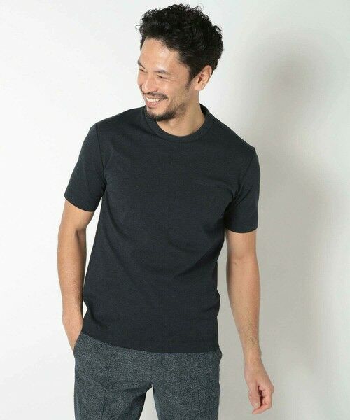MEN'S BIGI / メンズビギ Tシャツ | 【ACTIVE TAILOR/アクティブテイラー】シルケットスムースクルーネックTシャツ＜接触冷感 / UVカット＞ | 詳細27